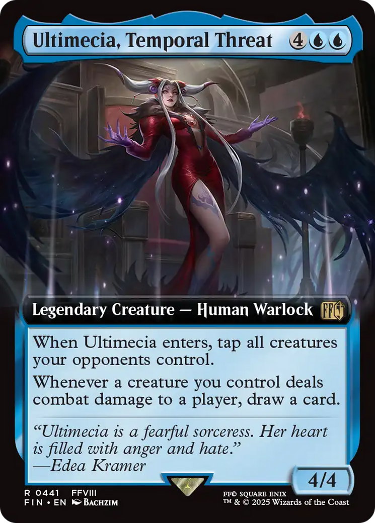 Image of Ultimecia, Temporal Threat (Extended Art) (FIN-441) - FINAL FANTASY: (Extended Art) Foil