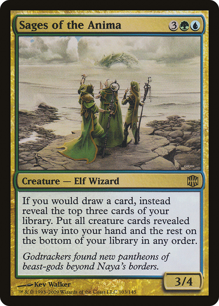 Image of Sages of the Anima (ARB-103) - Alara Reborn