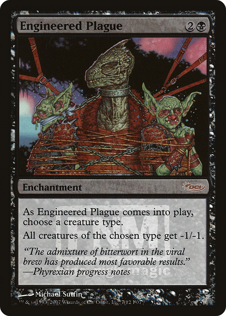 Image of Engineered Plague (FNM-007) - Friday Night Magic 2007 Foil