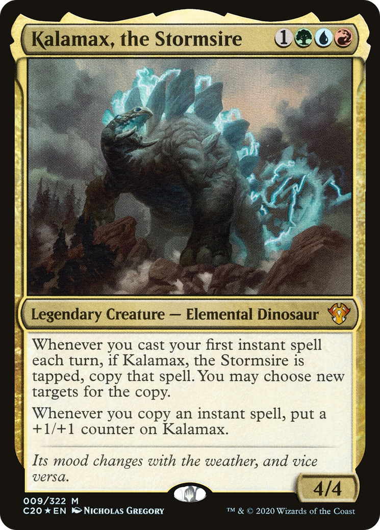 Image of Kalamax, the Stormsire (C20-009) - Commander 2020 Foil