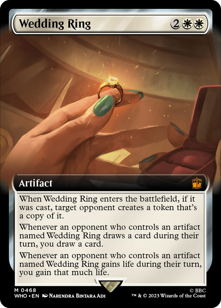 Image of Wedding Ring (Extended Art) (WHO-468) - Doctor Who: (Extended Art)