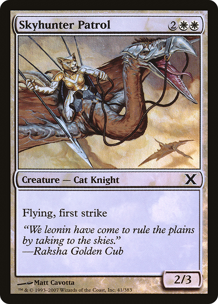 Image of Skyhunter Patrol (10E-41★) - Tenth Edition Foil