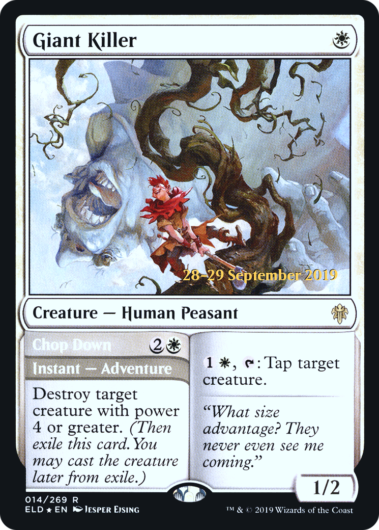 Image of Giant Killer (PRE-014) - Throne of Eldraine Promos Foil