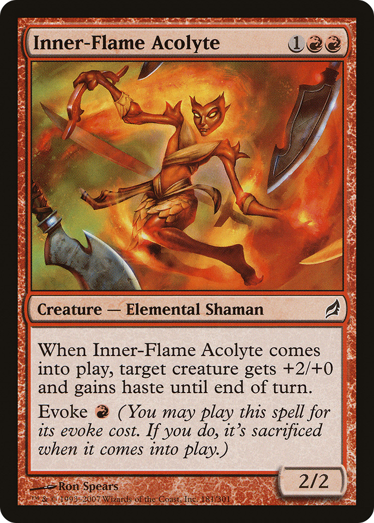 Image of Inner-Flame Acolyte (LRW-181) - Lorwyn Foil