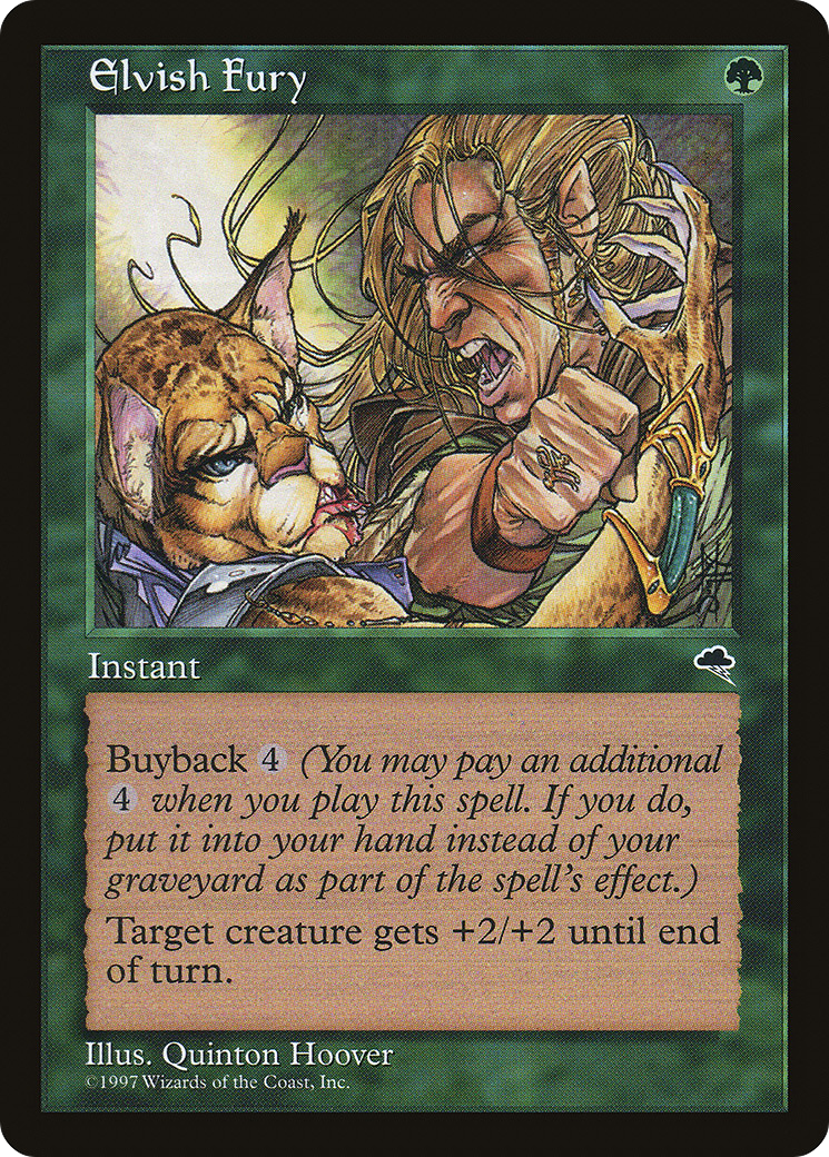 Image of Elvish Fury (TMP-226) - Tempest