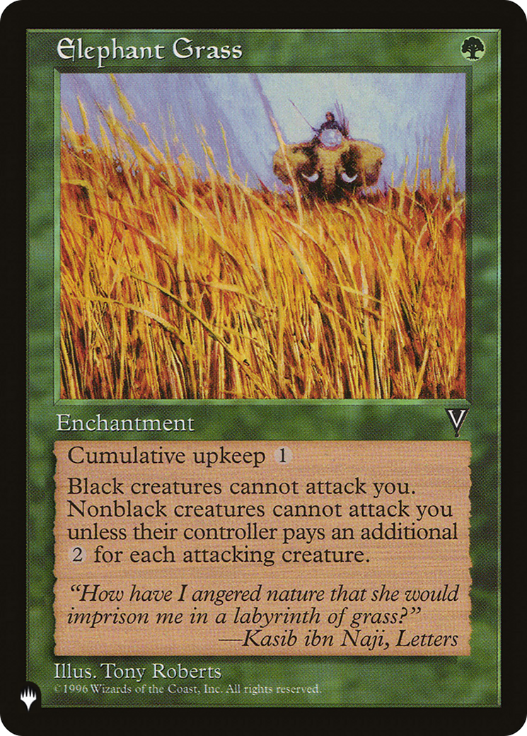 Image of Elephant Grass (LIST-) - The List