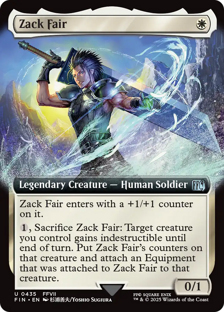 Image of Zack Fair (Extended Art) (FIN-435) - FINAL FANTASY: (Extended Art)