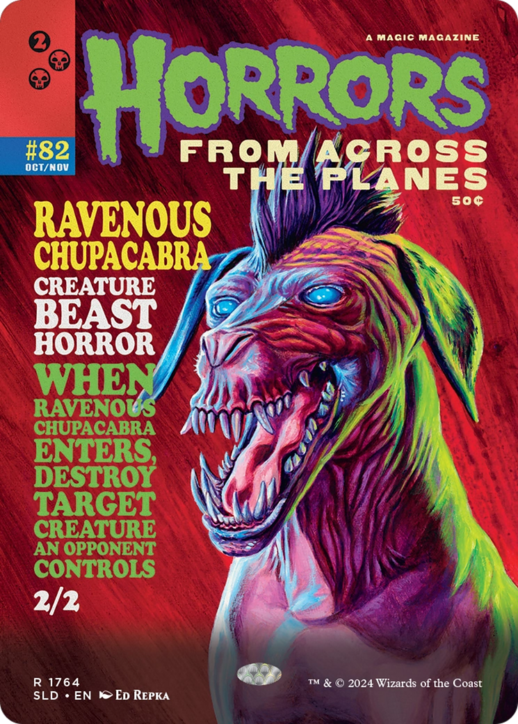 Image of Ravenous Chupacabra (1764) (SLD-1764) - Secret Lair Drop (Borderless)