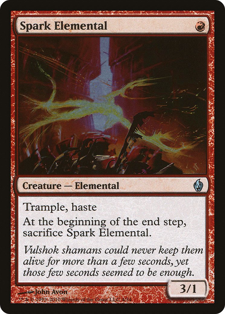 Image of Spark Elemental (PD2-004) - Premium Deck Series: Fire and Lightning Foil