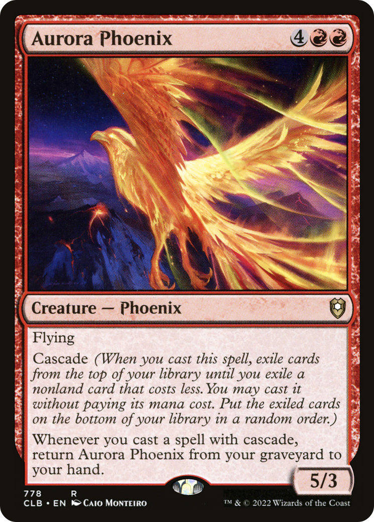 Image of Aurora Phoenix (CLB-778) - Commander Legends: Battle for Baldur's Gate