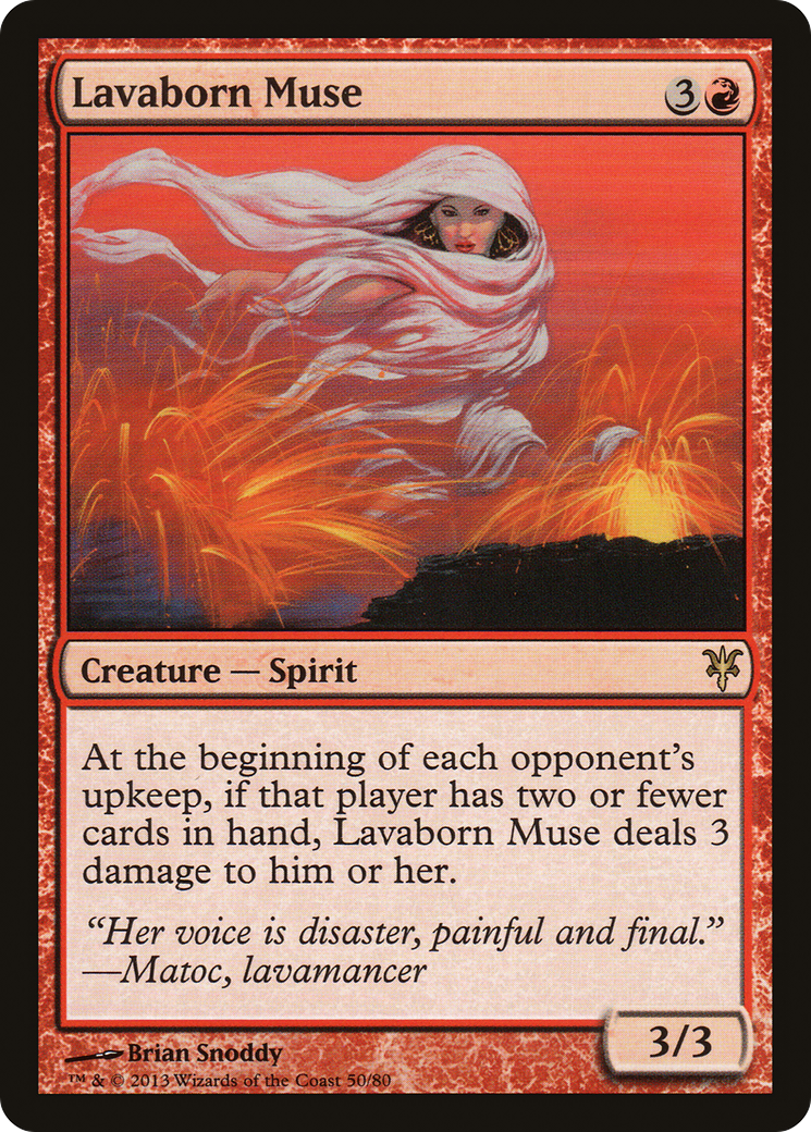 Image of Lavaborn Muse (DDK-050) - Duel Decks: Sorin vs. Tibalt