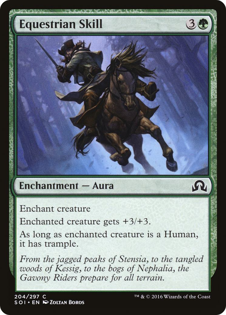 Image of Equestrian Skill (SOI-204) - Shadows over Innistrad