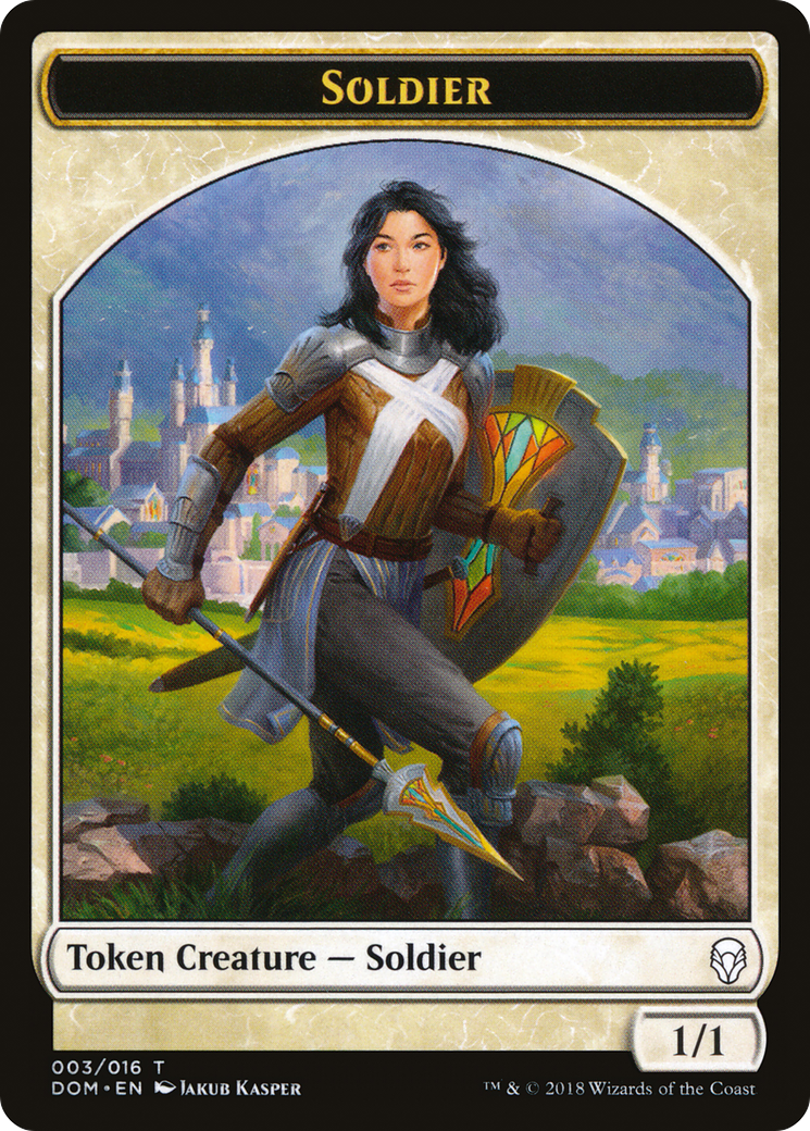 Image of Soldier Token (DOM-003) - Dominaria Tokens