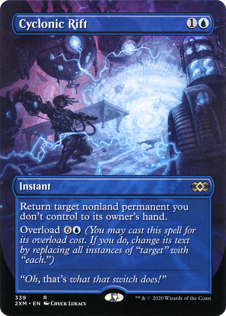 Image of Cyclonic Rift (Borderless) (2XM-339) - Double Masters (Borderless) Foil
