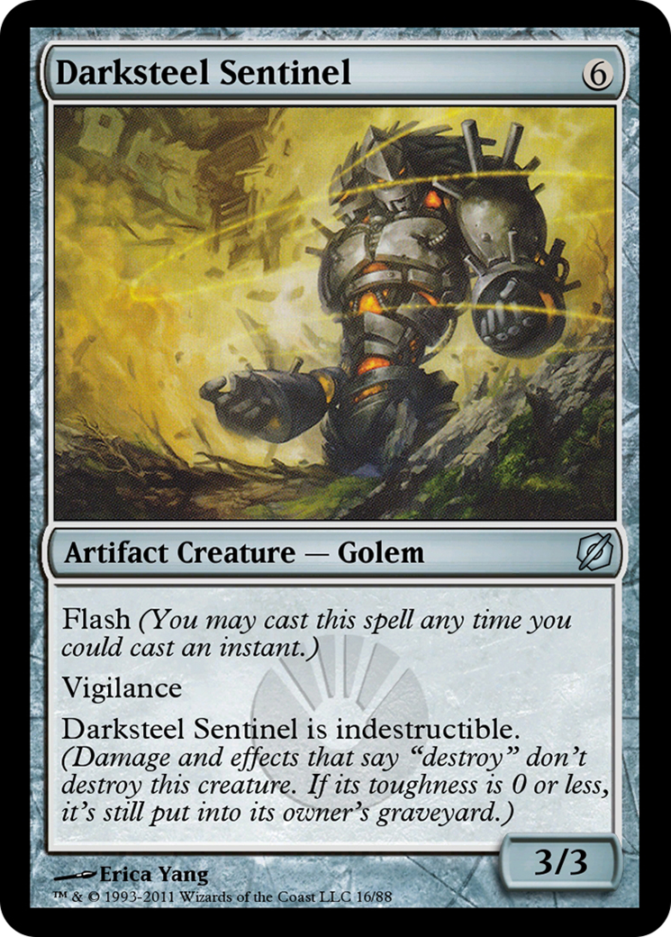 Image of Darksteel Sentinel (TD2-016) - Duel Decks: Mirrodin Pure vs. New Phyrexia