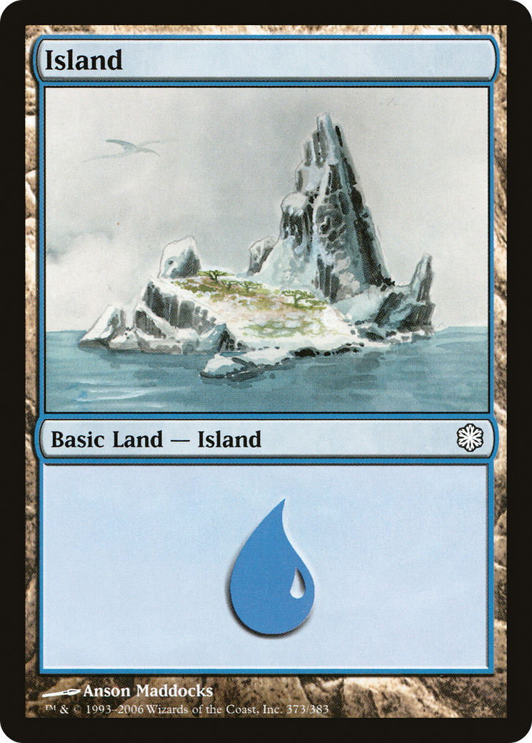 Image of Island (373) (CTD-373) - Coldsnap Theme Decks