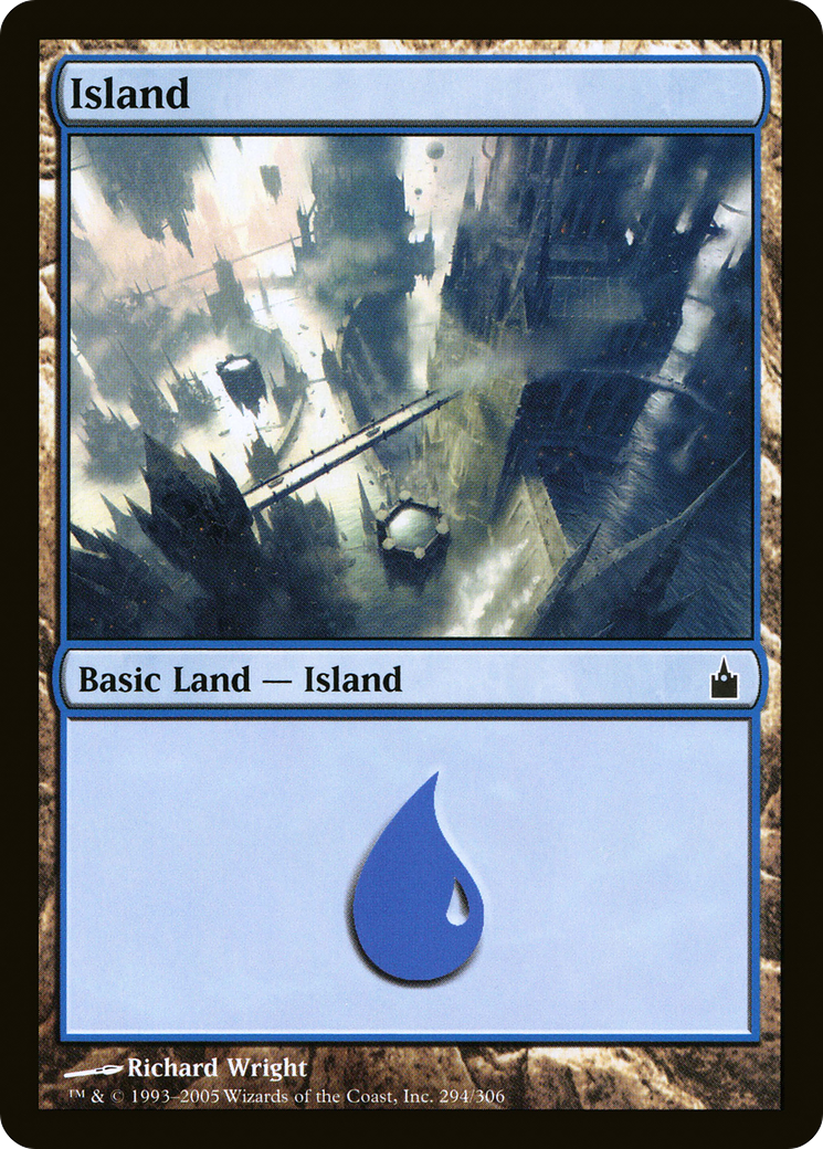 Image of Island (294) (RAV-294) - Ravnica: City of Guilds Foil