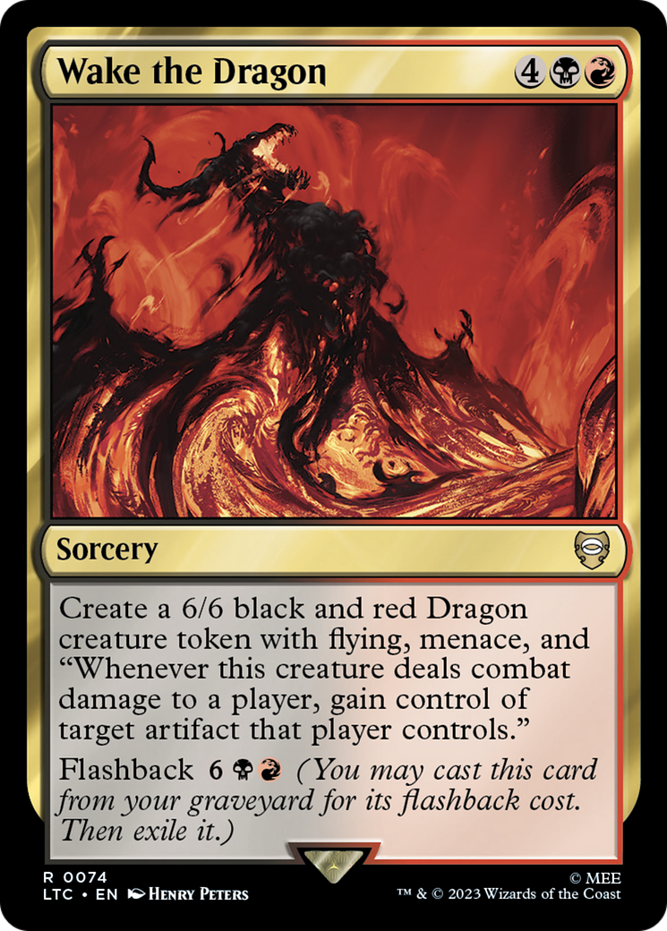 Image of Wake the Dragon (LTC-074) - Tales of Middle-earth Commander