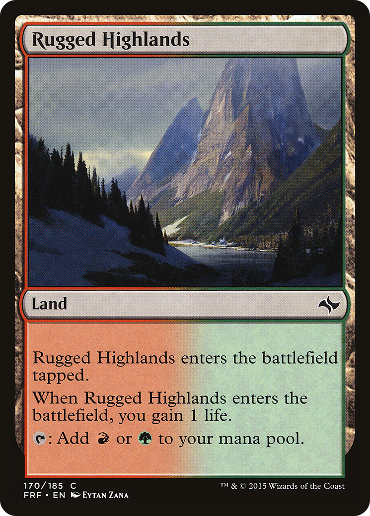 Image of Rugged Highlands (FRF-170) - Fate Reforged Foil