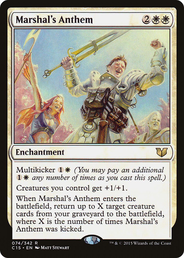Image of Marshal's Anthem (C15-074) - Commander 2015