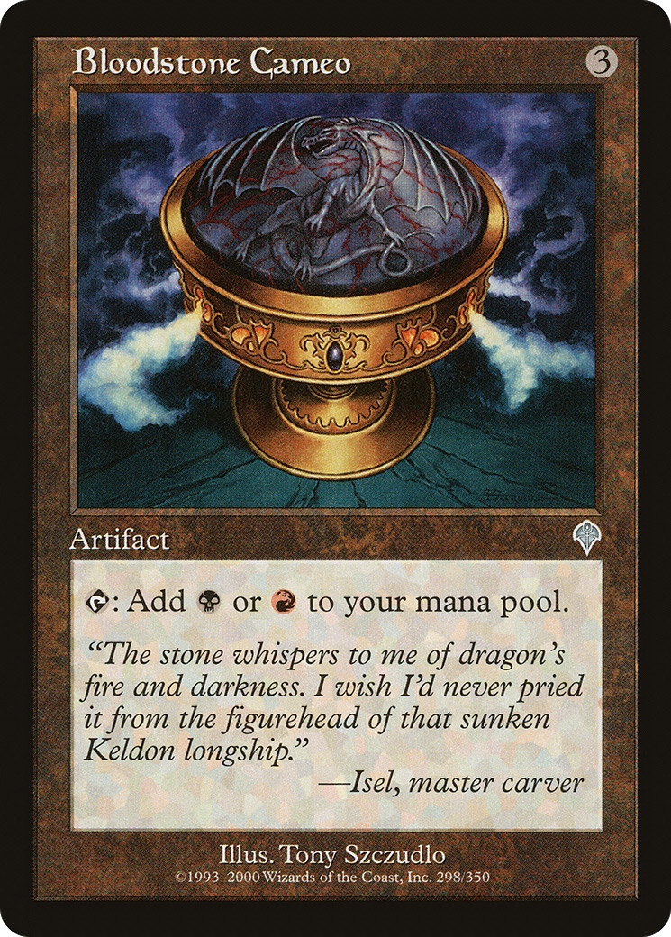 Image of Bloodstone Cameo (INV-298) - Invasion Foil