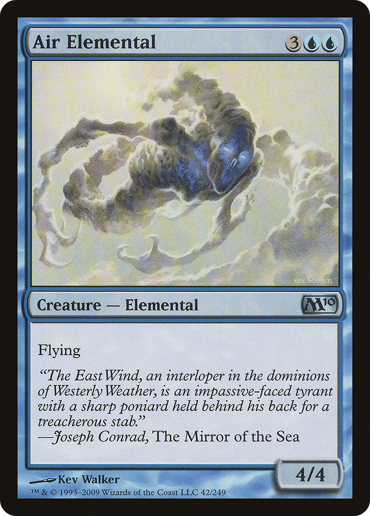 Image of Air Elemental (M10-042) - Magic 2010 Foil