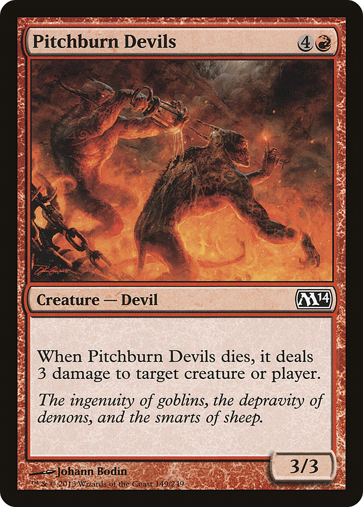 Image of Pitchburn Devils (M14-149) - Magic 2014 Foil