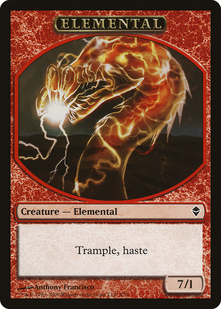 Image of Elemental Token (ZEN-008) - Zendikar Tokens