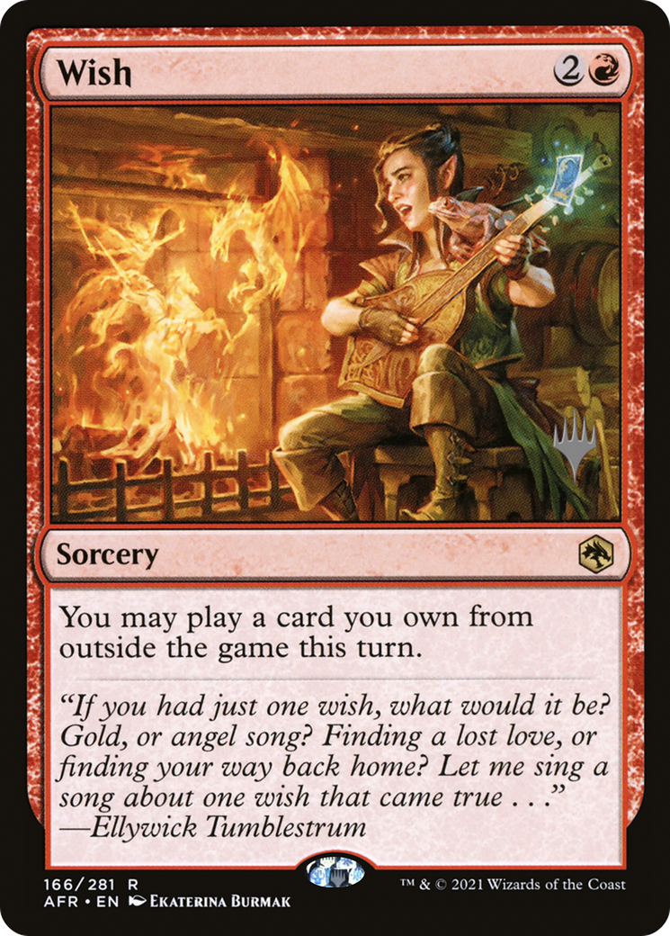 Image of Wish (PPAFR-166) - Adventures in the Forgotten Realms Promos Foil