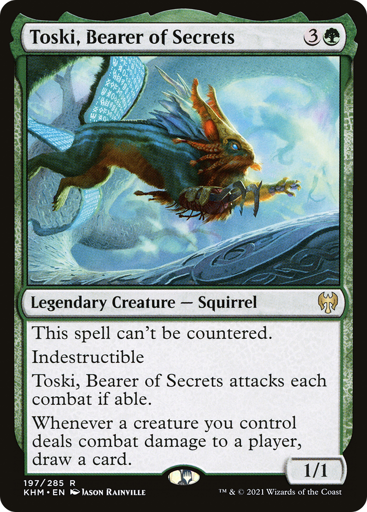 Image of Toski, Bearer of Secrets (KHM-197) - Kaldheim