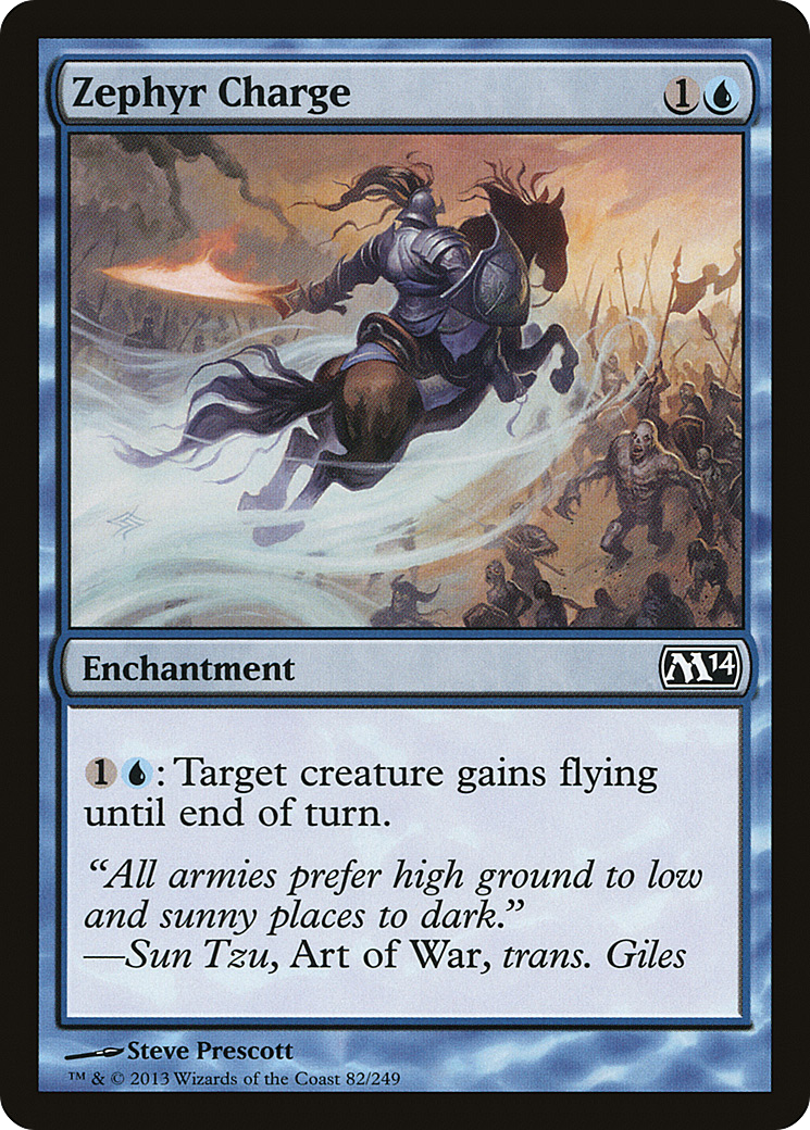 Image of Zephyr Charge (M14-082) - Magic 2014 Foil