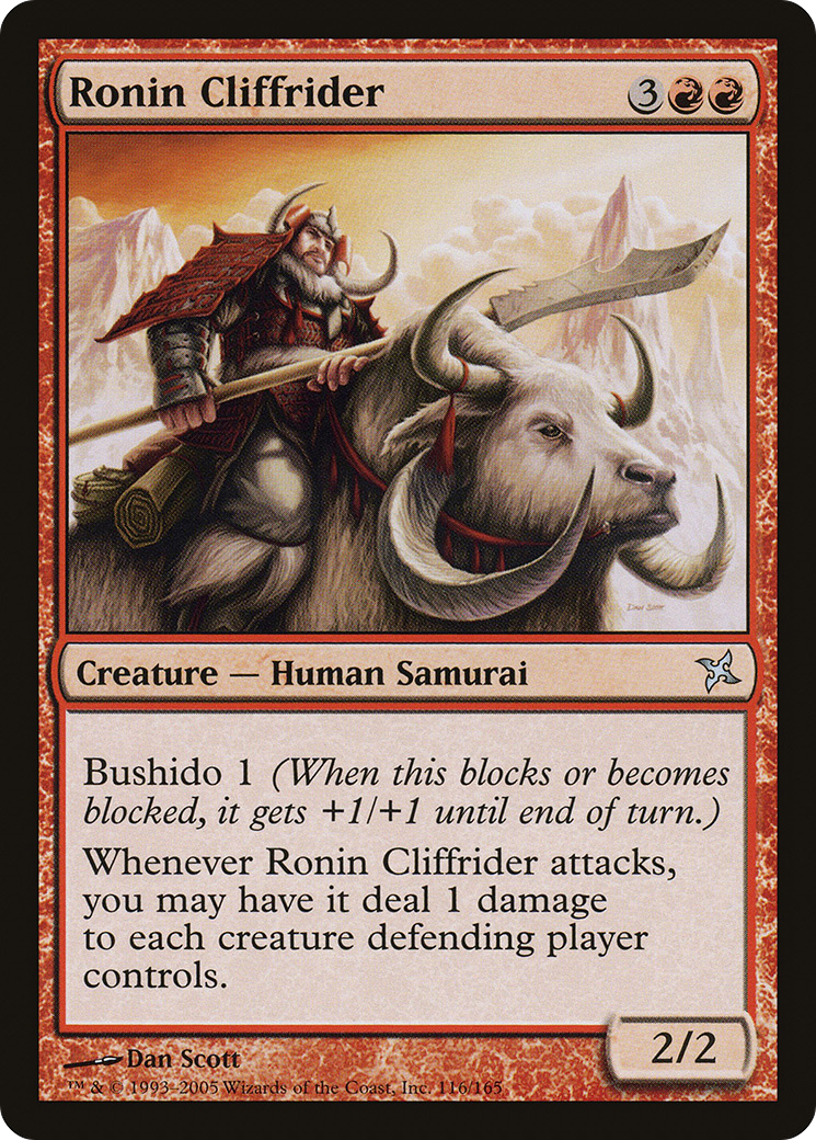 Image of Ronin Cliffrider (BOK-116) - Betrayers of Kamigawa Foil