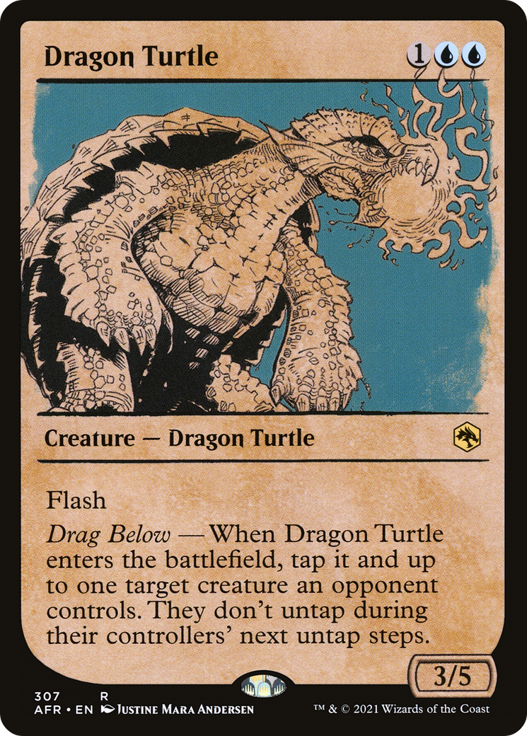 Image of Dragon Turtle (Showcase) (AFR-307) - Adventures in the Forgotten Realms: (Showcase) Foil