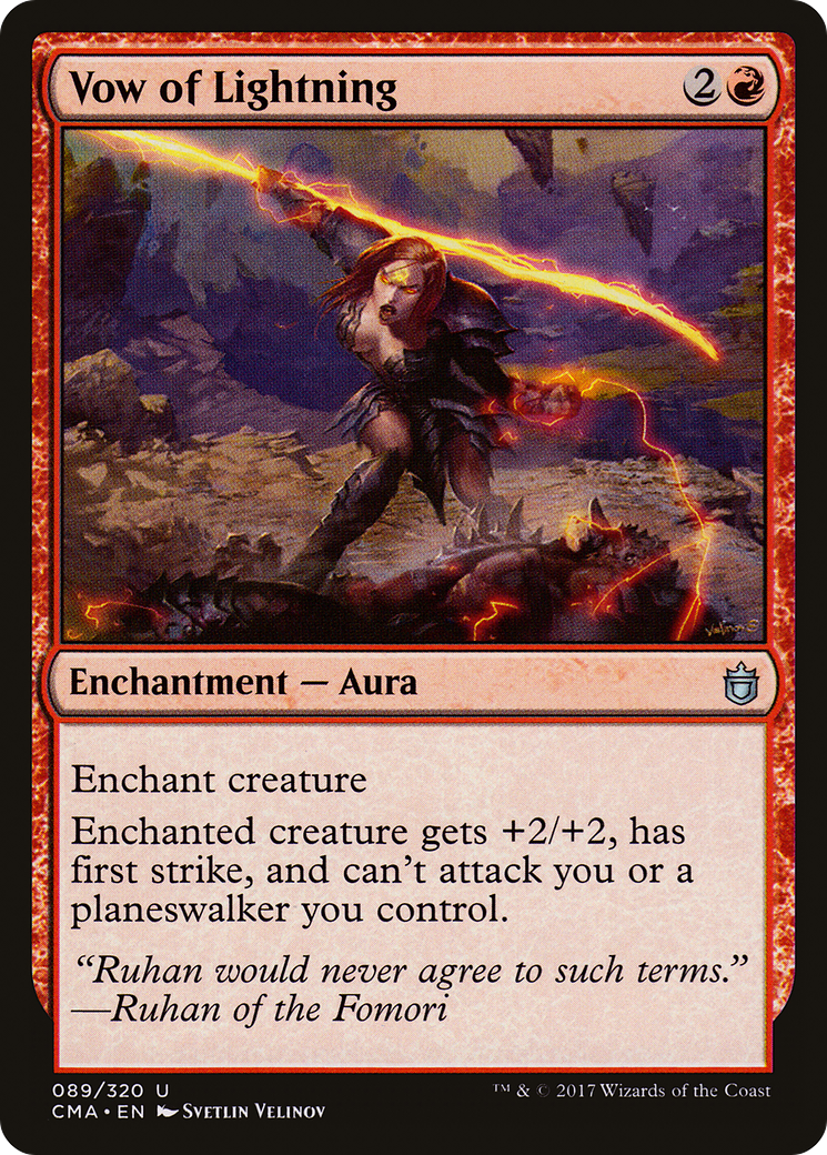 Image of Vow of Lightning (CMA-089) - Commander Anthology