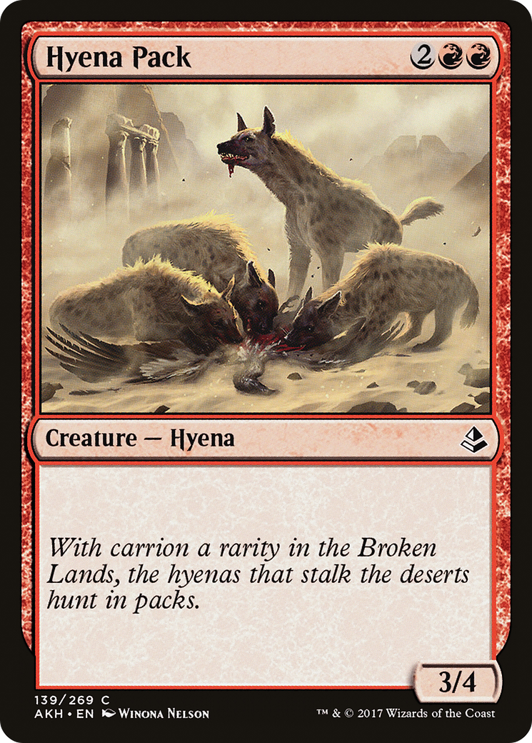 Image of Hyena Pack (AKH-139) - Amonkhet Foil