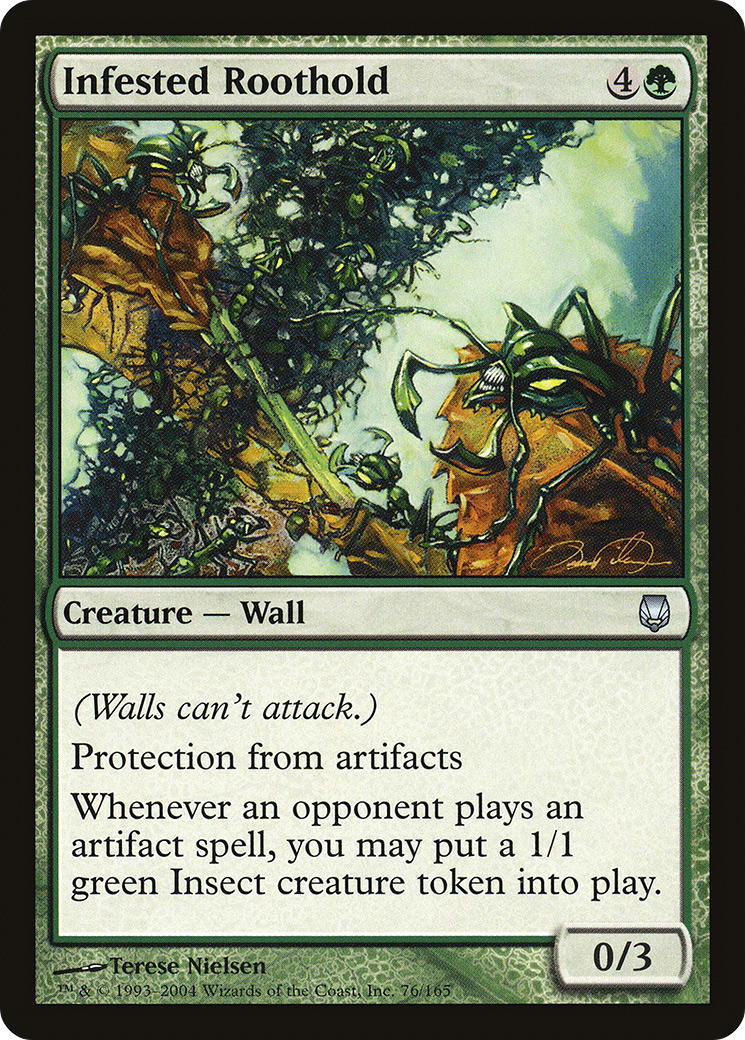 Image of Infested Roothold (DST-076) - Darksteel