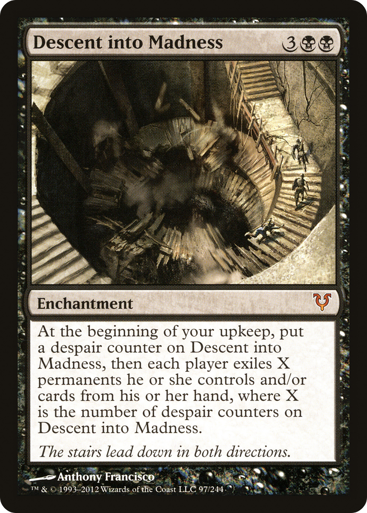 Image of Descent into Madness (AVR-097) - Avacyn Restored Foil