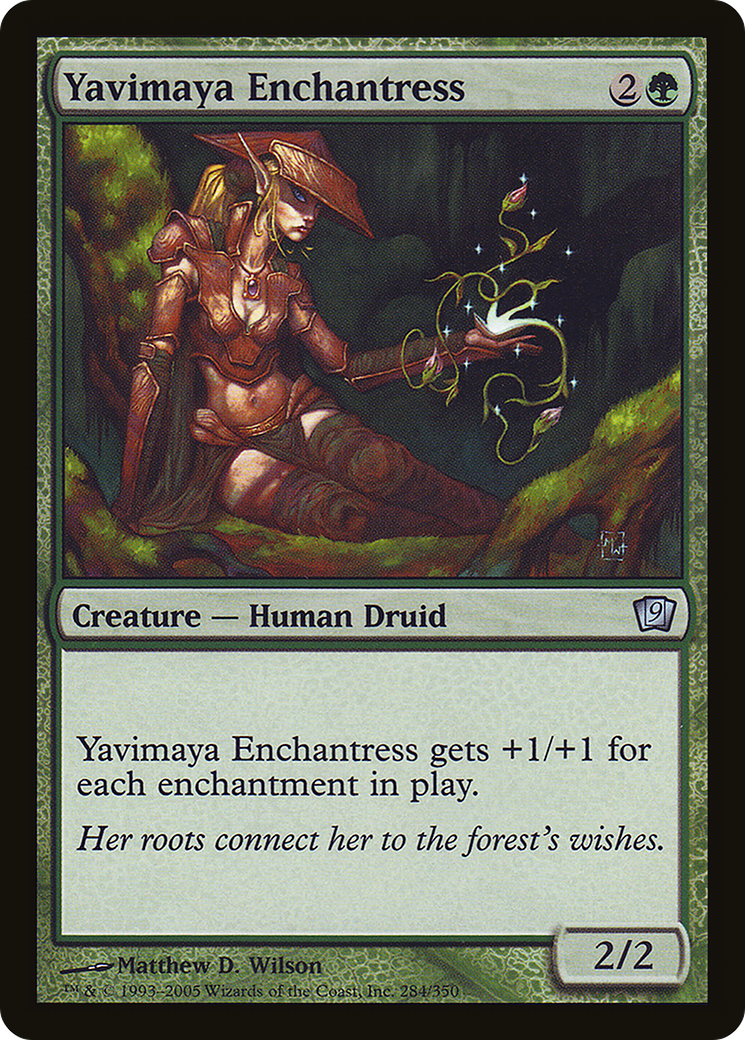 Image of Yavimaya Enchantress (9ED-284★) - 9th Edition Foil