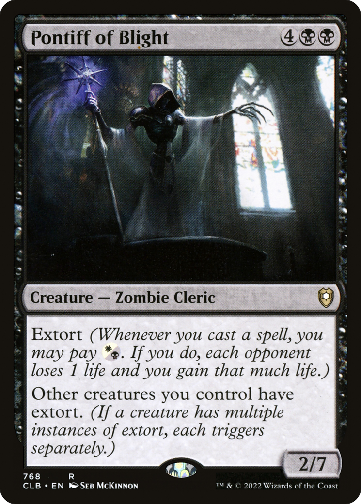 Image of Pontiff of Blight (CLB-768) - Commander Legends: Battle for Baldur's Gate