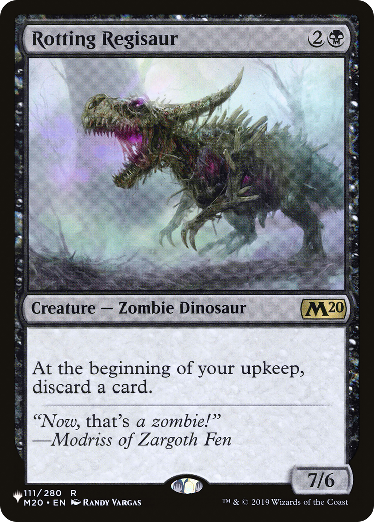 Image of Rotting Regisaur (LIST-M20-111) - The List