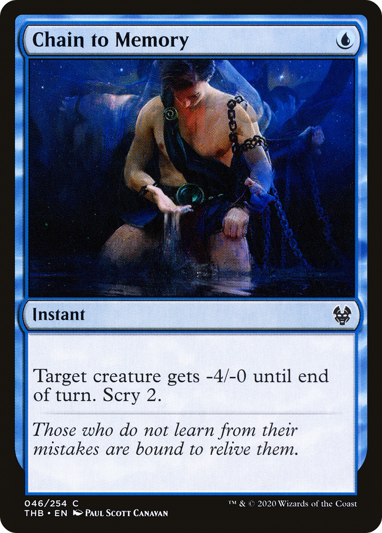 Image of Chain to Memory (THB-046) - Theros Beyond Death Foil