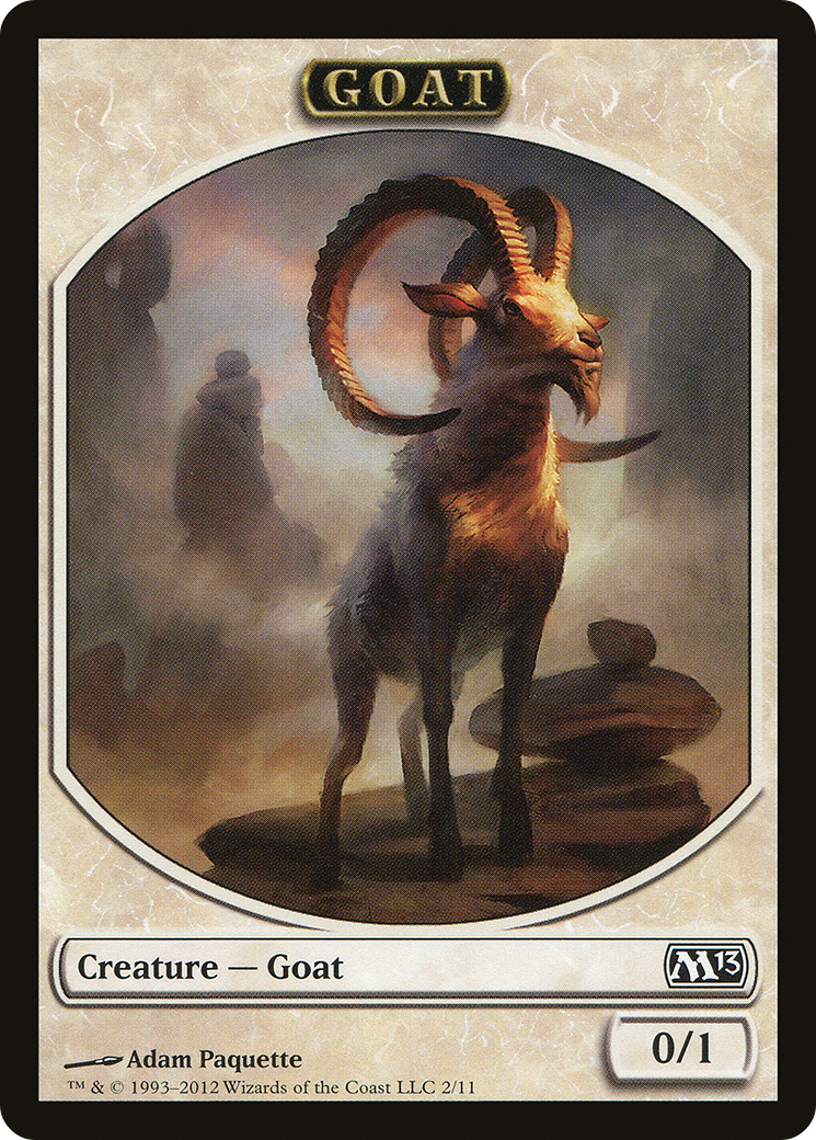 Image of Goat Token (M13-002) - Magic 2013 Tokens