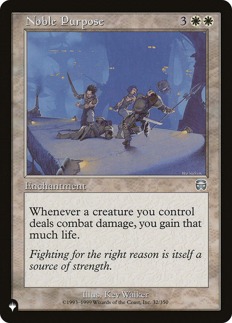 Image of Noble Purpose (LIST-MMQ-32) - The List
