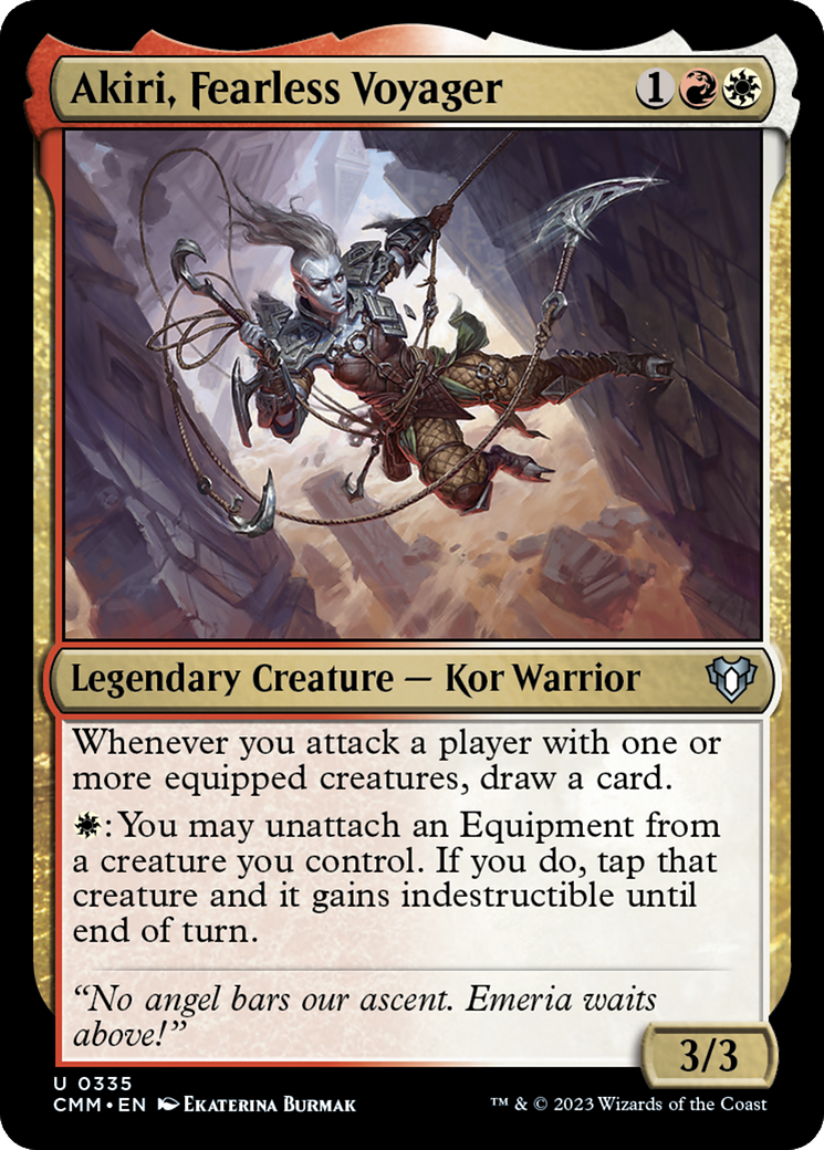 Image of Akiri, Fearless Voyager (CMM-335) - Commander Masters