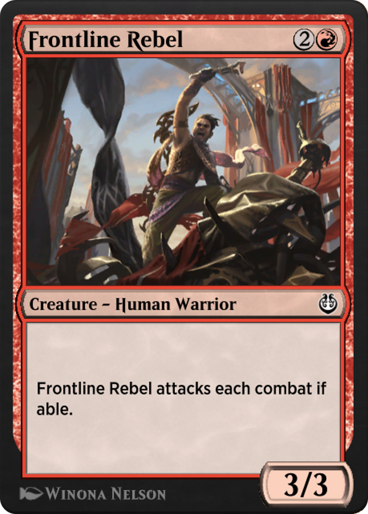 Image of Frontline Rebel (KLR-125) - Kaladesh Remastered