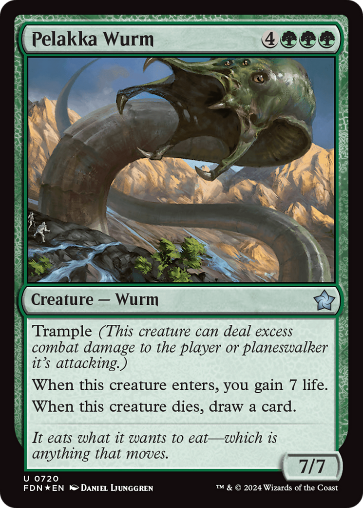 Image of Pelakka Wurm (FDN-720) - Foundations Foil