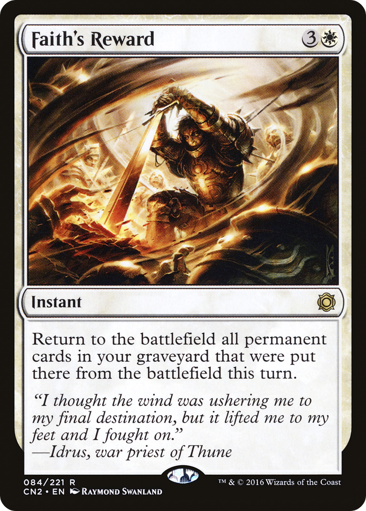 Image of Faith's Reward (CN2-084) - Conspiracy: Take the Crown