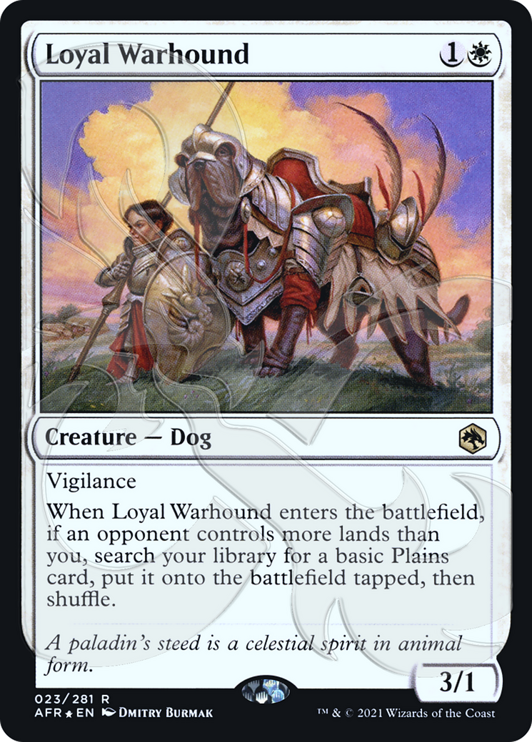 Image of Loyal Warhound (AFR&-023) - Adventures in the Forgotten Realms Promos Foil
