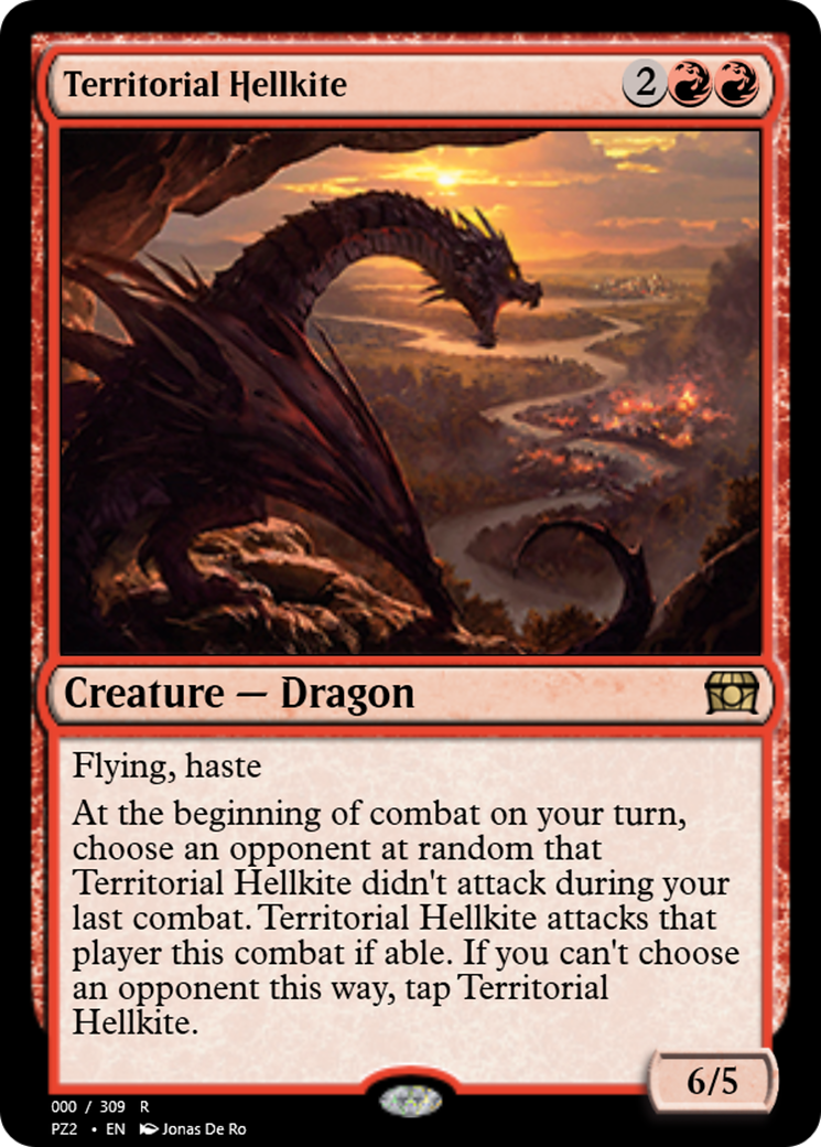Image of Territorial Hellkite (PZ2-65691) - Treasure Chest Foil