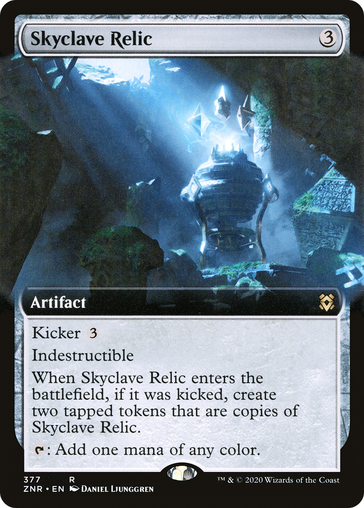 Image of Skyclave Relic (Extended Art) (ZNR-377) - Zendikar Rising: (Extended Art) Foil